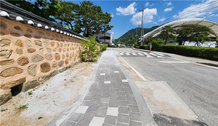 보행로 경사면